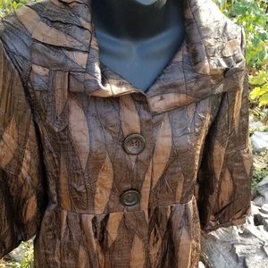Golden copper Boho Chic jacket